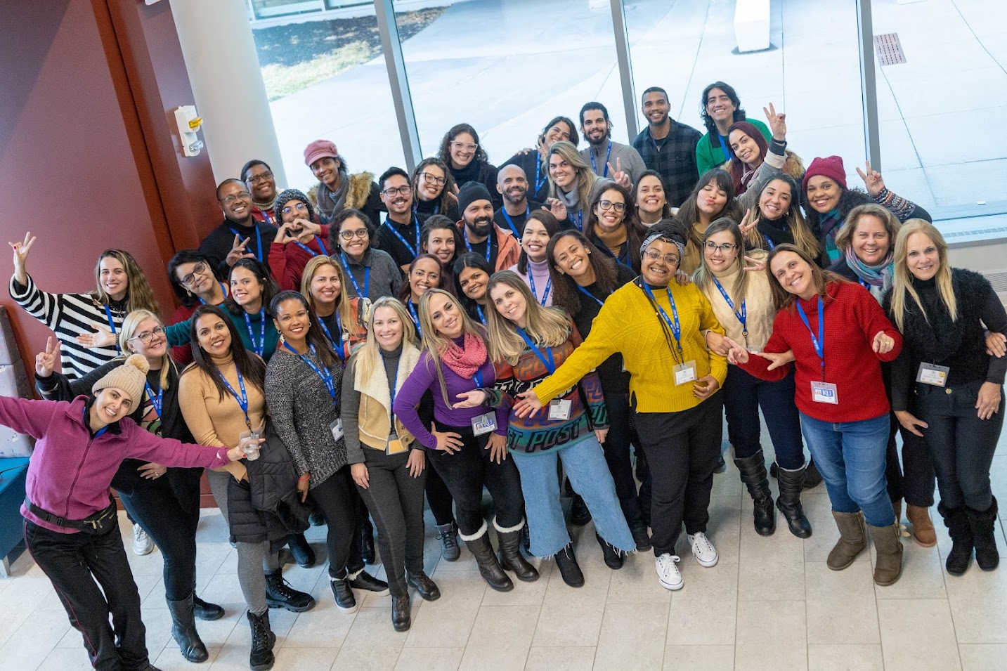 Brazilian English teachers posing